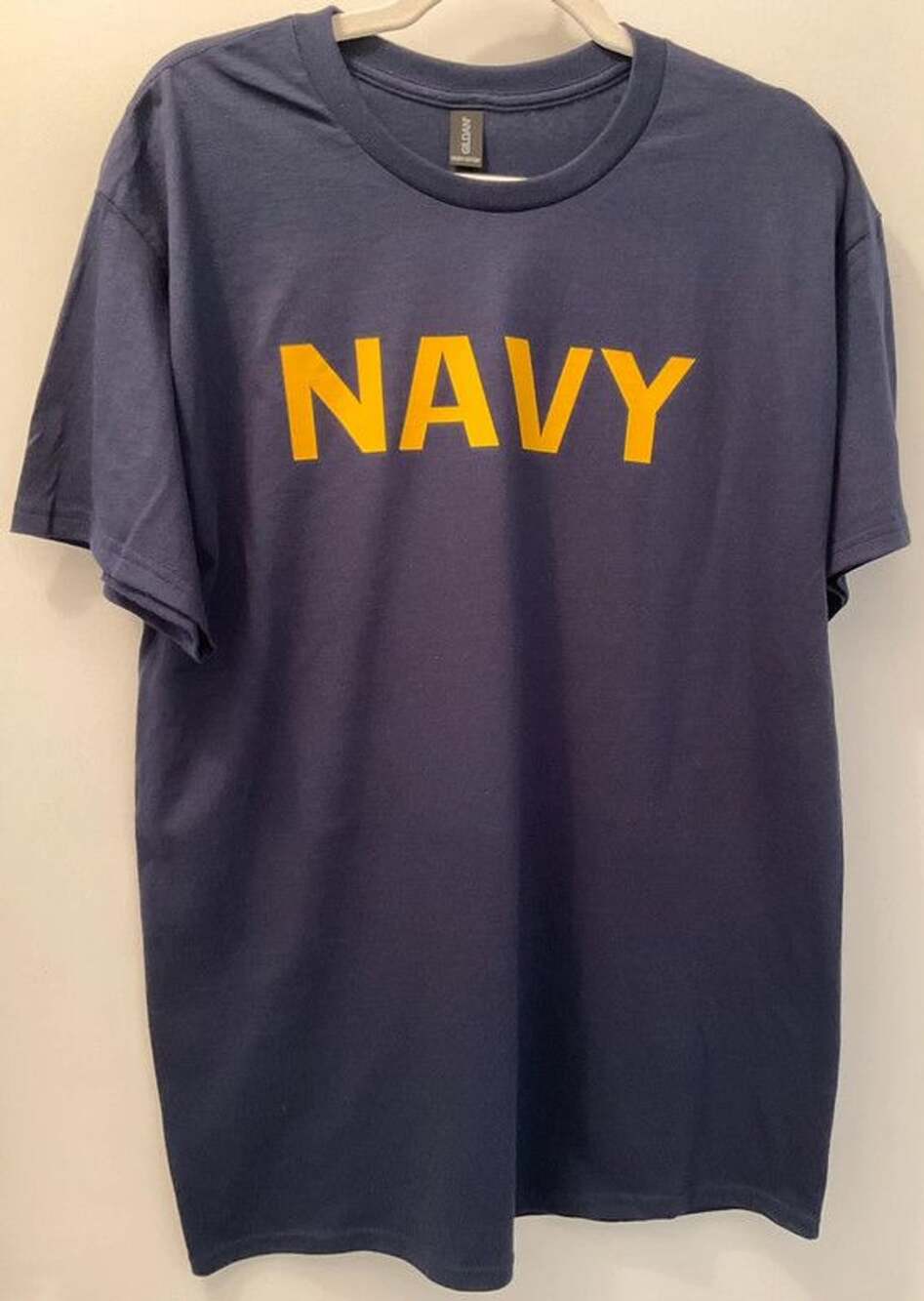 Navy blue Navy T-Shirt xtra soft Gildan Men’s large